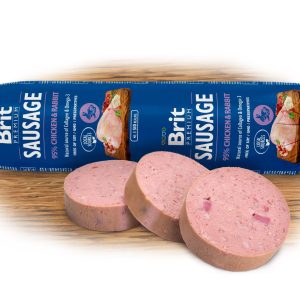 Brit Salchicha de pollo y conejo 800g