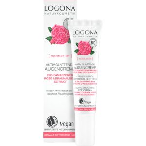 Contorno de Ojos Alisador de Rosa Damascena Bio,  Logona